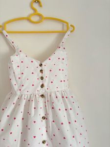 Cotton Silk Heart Dres