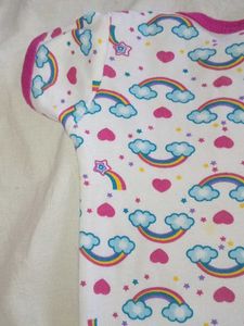 Rainbow Cloud Baby Onesie – Soft Cotton
