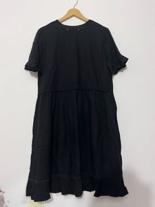 Black Boho Mini Dress