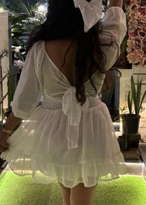 Chic White Mini Dress