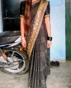 Elegant Black Saree