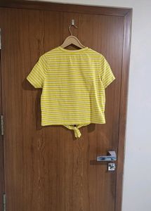 Mustard Yellow Stripes Tee