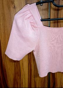 Pink Crop Top