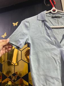Zara V neck top