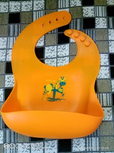 LuvLap Silicone Baby Bib for Feeding &amp; Weaning Bab