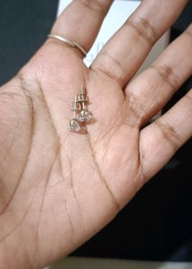 Giva silver Zircon Earrings