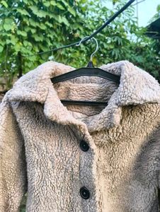 Cozy Beige Teddy Jacket