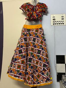 Embroidered Lehenga Choli Duppatta Set