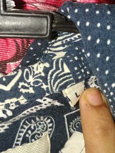 Patchwork Print Shirt