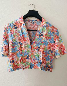 Floral Button-Down Shirt