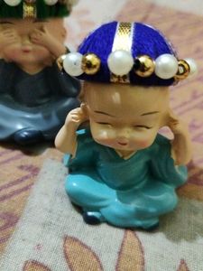 Baby Monk Set Of 4 Decorative Showpiece-5cm