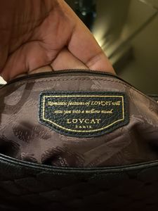 Chic Black Handbag - Brand LOVCAT Paris