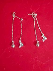Sterling Silver 92.5|Dolphin Dangle Earrings