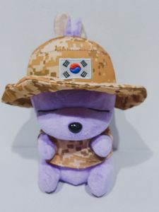 Purple Plushie with Hat