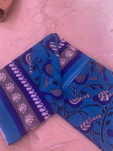Cotton Saree New With Tag