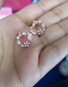 giva 925 silver (Rose Gold) Wreath Jewelry Set