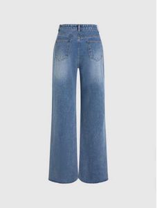 Wide Leg Denim Jeans