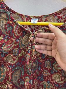 Paisley Print Short Kurti