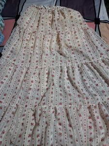 Floral Tiered Skirt