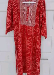 Bandhani Print Kurta