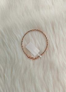 925 Elegant Twisted Bracelet Wth Hallmark