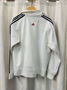 Adidas White Track Jacket