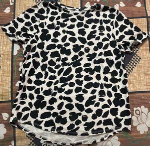 Animal Print Casual T-Shirt
