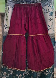 Heavy Embroided Gharara Kurta Dupatta Set