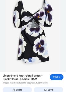 H&amp;M Floral Print Mini Dress