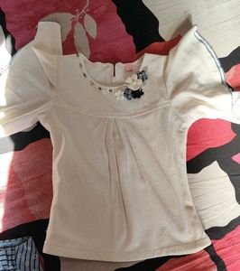 Girl&#39;s Top &amp; Skirt Set