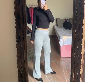Comfy Knit Flare Pants