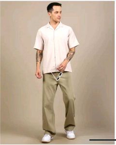 Men's Baggy Waist Clean Wash Jeans