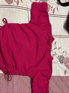Pink Crop Top