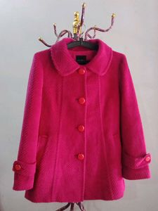 Pink Buttoned Coat