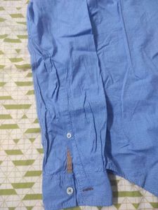 Small Size Blue Casual Shirt/ Basics Brand