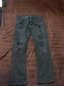 Black Straight Pant