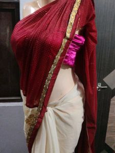 Saree Without Stitch Blouse
