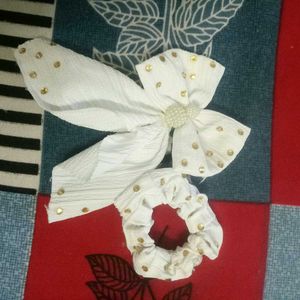 &#34;Charming Bow Clip - Stylish Hair Accessory for An