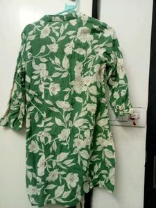 Floral Green Tunic