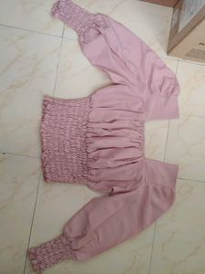 Cute Pink Smocked Top