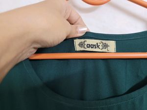 Green Pleated Dress