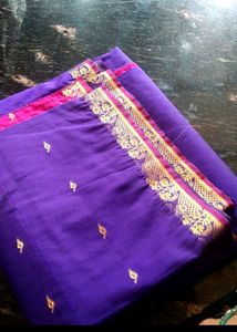 💜Purple and Gold  Saree💜