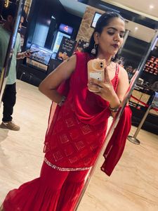 designer sharara set