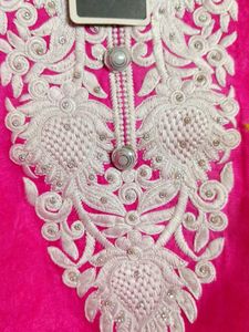 Pink Embroidered Kurta