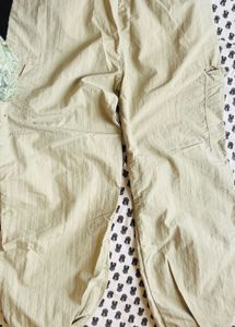 baige color parachute pand Pants