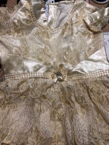 Netted Satin Frock