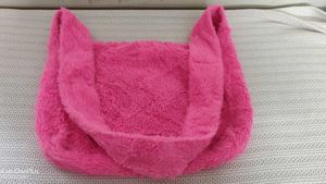 Hot Pink Fuzzy Shoulder Bag