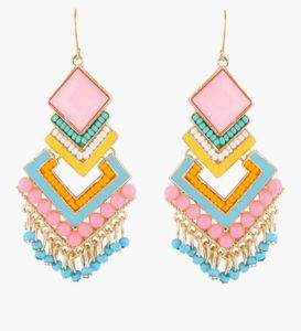 Colorful Geometric Earrings