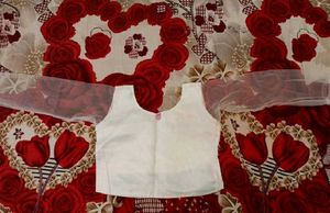White beautiful party gown for girls