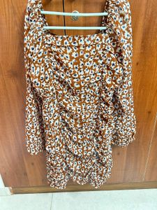 1 Time Worn Floral Print Mini Dress